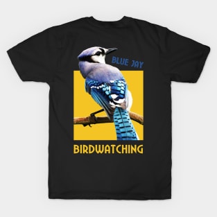 Birdwatching print. Blue jay T-Shirt